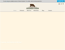 Tablet Screenshot of gramenfarm.com